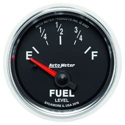 GS 2-1/16" FUEL LEVEL 240-33 OHMS, ELECTRIC AUTO METER - 3816