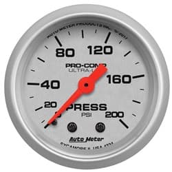 ULTRA-LITE 2-1/16" PRESSURE 200PSI, MECHANICAL, 10FT NYLON AUTOMETER / 4334