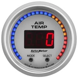 ULTRA-LITE 2-1/16" AIR TEMP 300Â°F / 250Â°C, DUAL CHANNEL AUTO METER - 4358