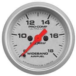 ULTRA-LITE 2-1/16" AIR/FUEL WIDEBAND, FULL SWEEP ELECTRIC AUTO METER - 4370