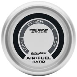 ULTRA-LITE 2-1/16" AIR/FUEL LEAN/RICH, ELECTRIC, LED STYLE AUTO METER - 4375