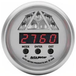 ULTRA-LITE 2-1/16" SHIFT LIGHT PRO-SHIFT SINGLE STAGE AMBER AUTO METER - 4387