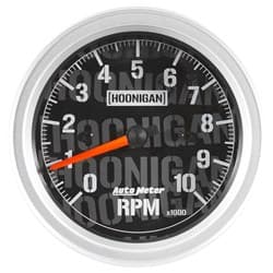 HOONIGAN 3-3/8" IN-DASH TACHO 10,000RPM AUTO METER - 4497-09000