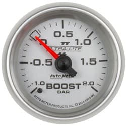ULTRA-LIE II 2-1/16 BOOST-VAC -1 / +2 BAR, MECHANICAL, 10FT AUTO METER - 4903-M2