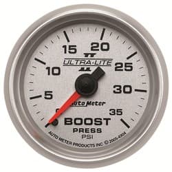 2-1/16 BOOST, 0-35 PSI, MECH 2-1/16 ULTRA-LITE II AUTO METER - 4904