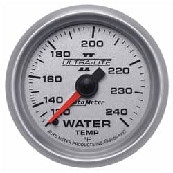 2-1/16 WATER TEMP, 120- 240`F 2-1/16 ULTRA-LITE II AUTO METER - 4932