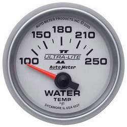 2-1/16 WATER TEMP, 100- 250`F 2-1/16 ULTRA-LITE II AUTO METER - 4937