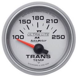 2-1/16 TRANS TEMP, 100- 250`F 2-1/16 ULTRA-LITE II AUTO METER - 4949
