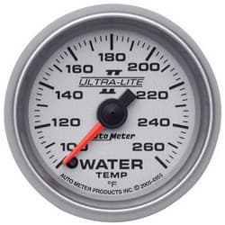 2-1/16 WATER TEMP, 100- 260`F 2-1/16 ULTRA-LITE II AUTO METER - 4955