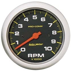 PRO-COMP 3-3/8" IN-DASH TACHO 10,000RPM AUTO METER - 5161