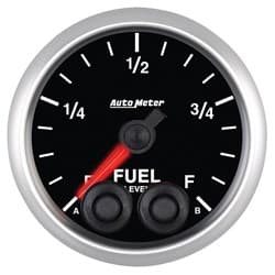ELITE 2-1/16" FUEL LEVEL GAUGE PROGRAMMABLE, FULL SWEEP ELECT AUTO METER - 5609