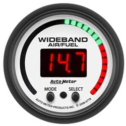 PHANTOM 2-1/16" AIR/FUEL RATIO WIDEBAND, LED & DIGITAL AUTO METER - 5778