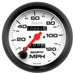 PHANTOM 3-3/8" SPEEDO 120 MPH IN DASH, MECH. WITH TRIP METER AUTO METER - 5892