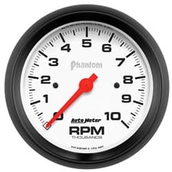 PHANTOM 3-3/8" TACH 10,000 RPM IN DASH AUTO METER - 5897