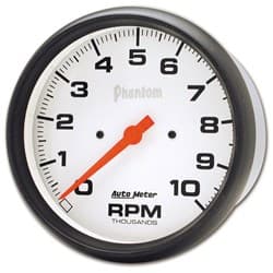 PHANTOM 5" TACH 10,000 RPM IN DASH AUTO METER - 5898