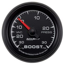 ES SERIES 2-1/16" BOOST/VACUUM 30IN/HG-30PSI, MECHANICAL 10FT AUTO METER - 5903