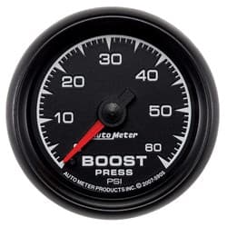 ES SERIES 2-1/16" BOOST GAUGE 0-60PSI, MECHANICAL. 10FT AUTO METER - 5905