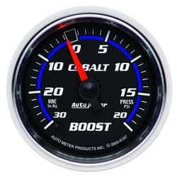 COBALT 2-1/16" BOOST/VAC 20PSI 30IN/HG - 20PSI, MECH, 10FT AUTO METER - 6107