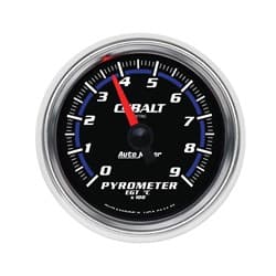 COBALT 2-1/16" PYROMETER 0-900Â°C, FULL SWEEP ELECTRIC AUTO METER - 6144-M