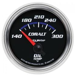 COBALT 2-1/16" OIL TEMP 60-150Â°C, SHORT SWEEP ELECT. AUTOMETER / AU6148-M