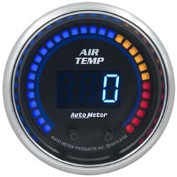 COBALT 2-1/16" AIR TEMP 300Â°F / 250Â°C, DUAL CHANNEL AUTO METER - 6158