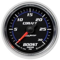 COBALT 2-1/16" BOOST 0-30PSI FULL SWEEP ELECTRIC AUTO METER - 6160