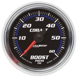 COBALT 2-1/16" BOOST 0-60PSI FULL SWEEP ELECTRIC AUTO METER - 6170