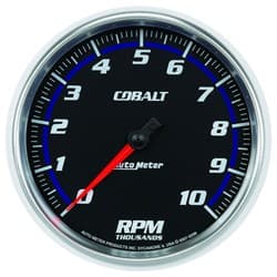 COBALT 5" TACHO 10,000RPM IN DASH AUTO METER - 6298