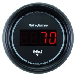 SPORT-COMP DIGITAL PYROMETER 2-1/16", 0-2000Â°F, WITH PROBE AUTO METER - 6345