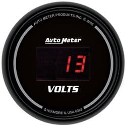 SPORT-COMP DIGITAL VOLTMETER 2-1/16", 8-18V AUTO METER - 6393