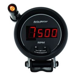 SPORT-COMP DIGITAL TACHO PED MOUNT, SHIFT LIGHT, 10,000 AUTO METER - 6399
