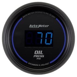COBALT DIGITAL OIL PRESSURE 2-1/16", 5-100PSI, ELECTRIC AUTO METER - 6927