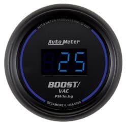 COBALT DIGITAL BOOST / VACUUM 2-1/16", 30IN/HG - 30PSI, ELEC AUTO METER - 6959