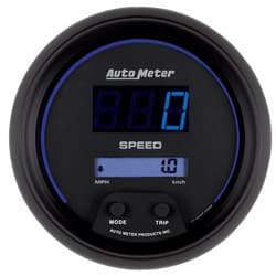 COBALT DIGITAL IN-DASH SPEEDO 3-3/8", 200MPH / 320KPH, PROG AUTO METER - 6988