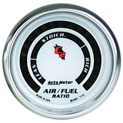 C2 SERIES 2-1/16" AIR/FUEL NARROW BAND, LEAN/RICH LED AUTO METER - 7175