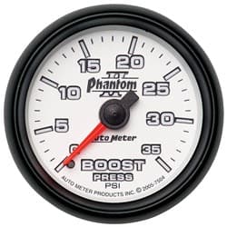 2-1/16 BOOST, 0-35 PSI MECH 2-1/16 PHANTOM II AUTO METER - 7504