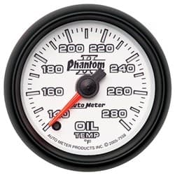 2-1/16 OIL TEMP, 140- 280`F, 2-1/16 PHANTOM II AUTO METER - 7556