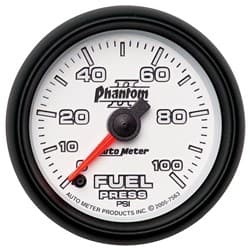 2-1/16 FUEL PRESS, 0- 100 PSI 2-1/16 PHANTOM II AUTO METER - 7563