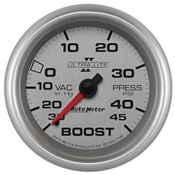 2-5/8 BOOST-VAC, 30 IN. HG/45 UL II AUTO METER - 7708