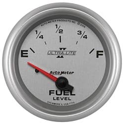 ULTRA-LITE II 2-5/8 FUEL LEVEL 0-90 OHMS, SHORT SWEEP ELECT. AUTO METER - 7714