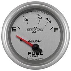 2-5/8 FUEL LEVEL, 73 E/ 10 F, UL II AUTO METER - 7715
