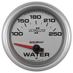 ULTRA-LITE II 2-5/8 WATER TEMP 100-250Â°F, SHORT SWEEP ELECT. AUTO METER - 7737