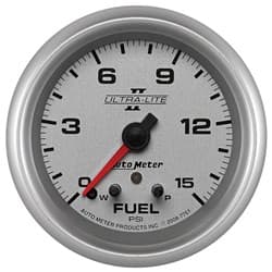 2-5/8 FUEL PRESS, 0-15 PSI, W UL II AUTO METER - 7761