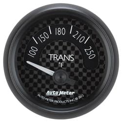 GT SERIES 2-1/16" TRANS TEMP 100-250Â°F, SHORT SWEEP ELECT. AUTO METER / 8049