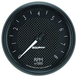 GT SERIES 5" TACHOMETER 8,000RPM, IN DASH, ELECTRIC AUTO METER / 8098