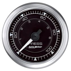 CHRONO 2-1/16" OIL PRESSURE 0-100PSI, MECHANICAL AUTOMETER / 8121