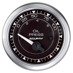 CHRONO 2-1/16" OIL PRESSURE 0-100PSI, SHORT SWEEP ELECTRIC AUTOMETER / 8127