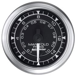 CHRONO 2-1/16" BOOST PRESSURE 0-15PSI, FULL SWEEP ELECTRIC AUTOMETER / 8150