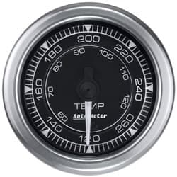 CHRONO 2-1/16" TEMP GUAGE 120-280 DEG F FULL SWEEP ELEC AUTOMETER / 8154