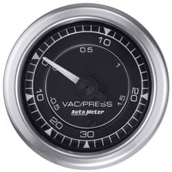 CHRONO 2-1/16" VACUUM / BOOST 30IN/HG-30PSI FULL SWEEP ELECT AUTOMETER / 8159